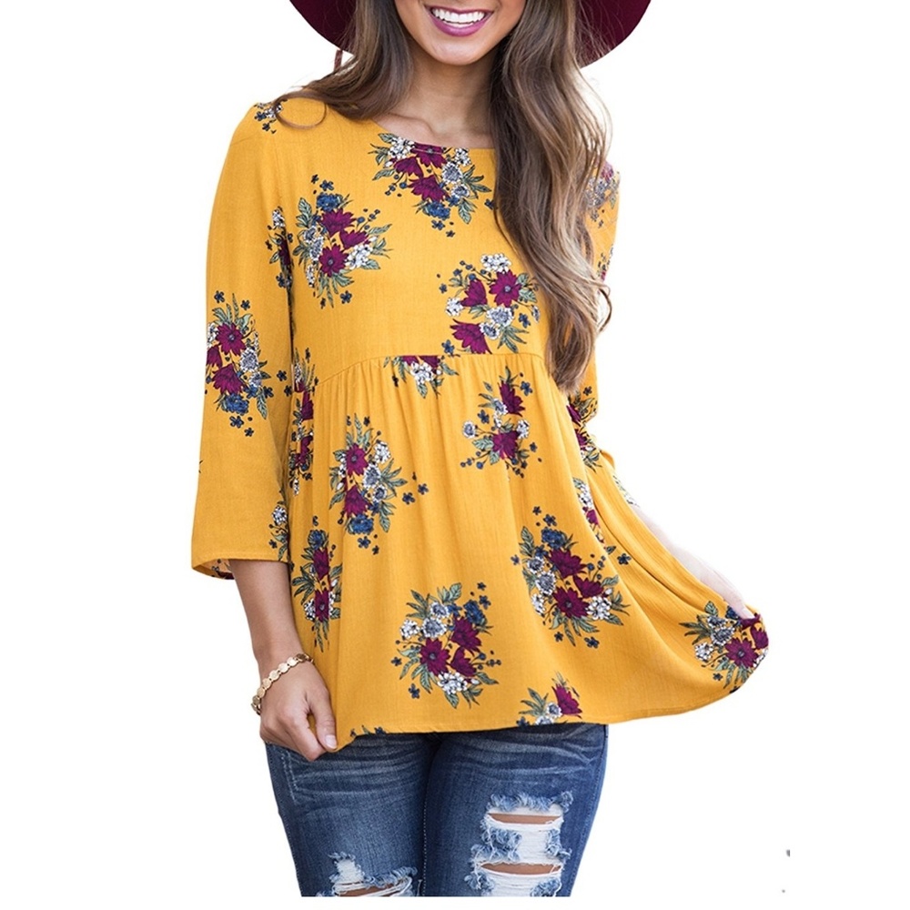  Floral Print Tunic - Picture 6 of 7
